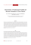 Characteristics of Oropharyngeal Candida and Bacterial