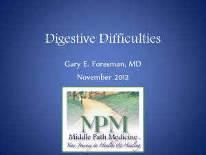Digestive Difficulties