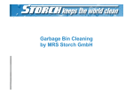 Garbage Bin Cleaning by MRS Storch GmbH