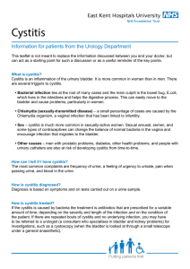 Cystitis - East Kent Hospitals University NHS Foundation Trust