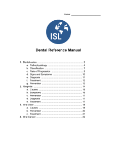 Dental Reference Manual