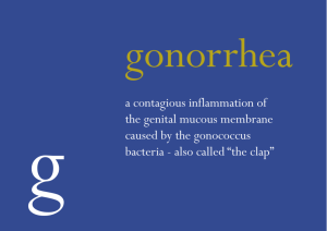 Gonorrhea card
