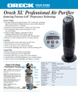 Oreck XL® Professional Air Purifier