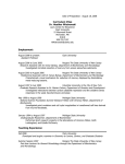 Curriculum Vitae Dr. Heather Wiatrowski