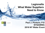 Legionella What Water Suppliers Need to Know