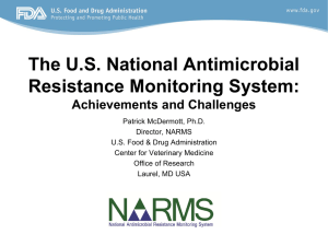 The U.S. National Antimicrobial Resistance Monitoring System: