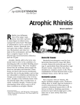 Atrophic Rhinitis - Department of Animal Science