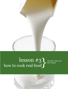 Cultured Dairy - How to Cook Real Food