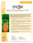 EpiCor® and its Immune Effects on Gut Health SCIENCE REPORT