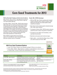 Corn Seed Treatments for 2013