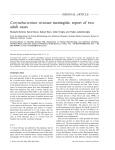 Corynebacterium striatum meningitis: report of two adult cases