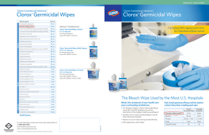 Clorox® Germicidal Wipes - Angel/Cotton Associates, Inc.