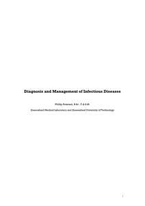 Diagnosis and Management of Infectious Diseases
