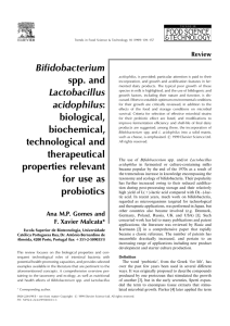 Bi®dobacterium spp. and Review