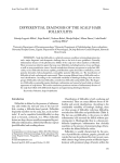 DIFFERENTIAL DIAGNOSIS OF THE SCALP HAIR FOLLICULITIS