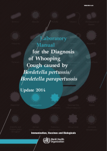 Laboratory Manual for the Diagnosis of Whooping