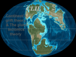 la teoria della deriva dei continenti e della tettonica a zolle