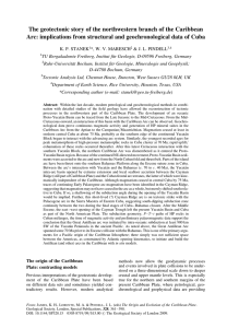 The geotectonic story of the northwestern branch of the Caribbean