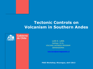 Tectonic Controls on Volcanism in Southern Andes