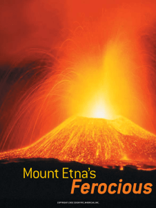 Mount Etna`s