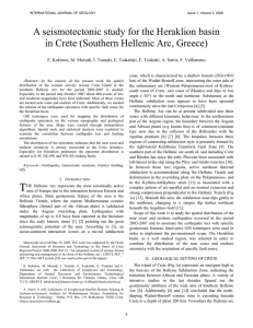 A seismotectonic study for the Heraklion basin in Crete (Southern