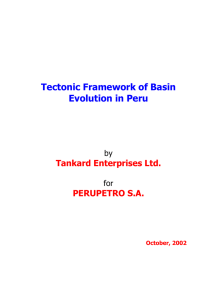 Tectonic Framework of Basin Evolution in Peru
