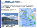 Magnitude 7.1 MOLUCCA SEA