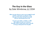 The Guy in the Glass by Dale Wimbrow, (c) 1934