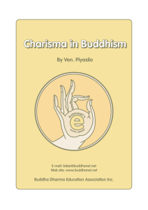 Charisma in Buddhism