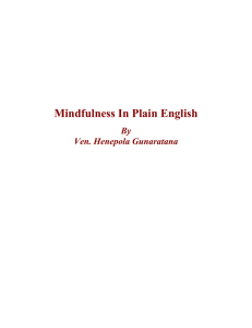 Mindfulness In Plain English