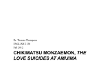 The Love Suicides at Amijima