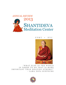 2013 shantideva - Shantideva Meditation