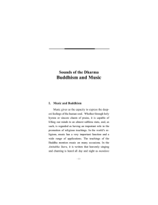 Buddhism and Music