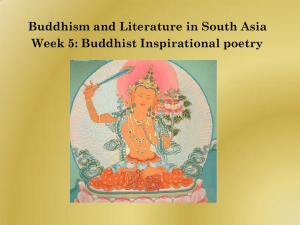 Buddhist `inspirational` poetry?