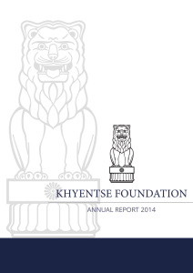 2014 - Khyentse Foundation