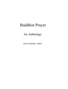 Buddhist Prayer - A Buddhist Library