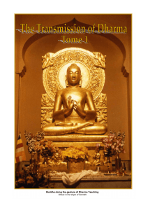 2) Indian Buddhism - Kagyü Pende Gyamtso