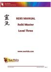 Reiki Master Manual