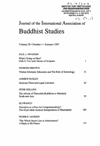 Tibetan Scholastic Education and The Role of Soteriology