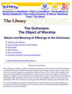 The Gohonzon - laureldistrictstudy