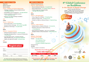 8th Global Conference on Buddhism