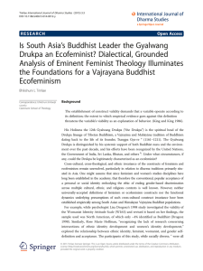 Is South AsiaŁs Buddhist Leader the Gyalwang Drukpa an