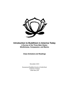 Introduction to Buddhism in America Today