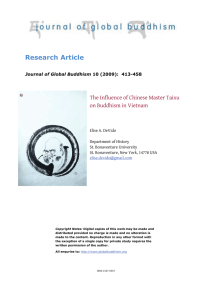 Print - Journal of Global Buddhism
