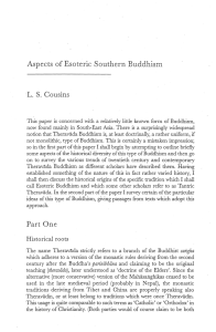 Aspects of Esoteric Southern Buddhism