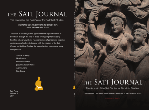 The Sati Journal - Sati Center for Buddhist Studies