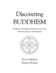 Discovering BUDDHISM How to Meditate Required Reading
