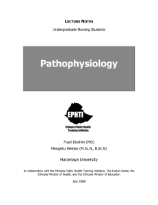 Pathophysiology - The Carter Center