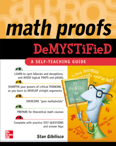 Math Proofs Demystified - Cambridge Latin Course Unit 1 Stage 10