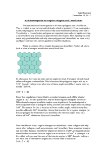 Kajol Parwani December 13, 2012 Math Investigation #6: Regular